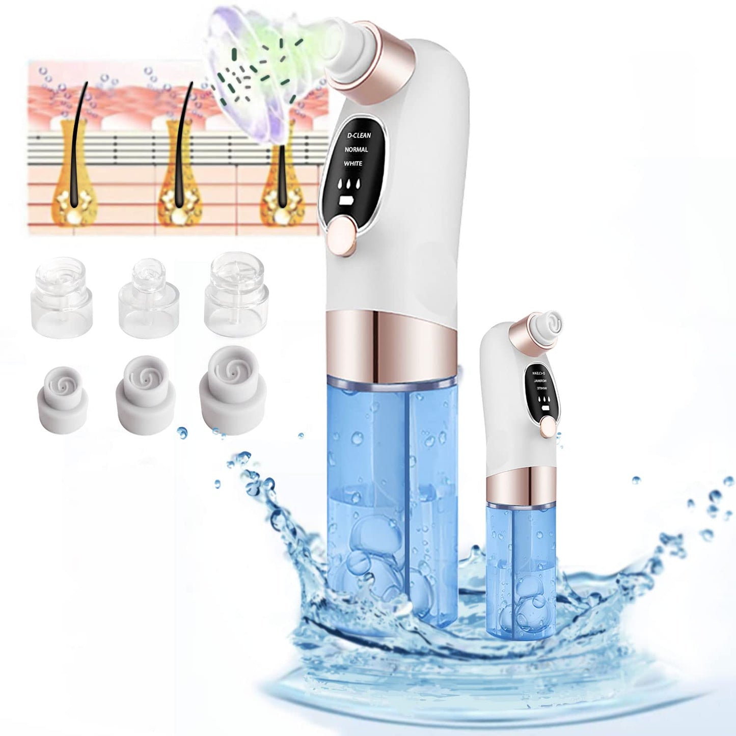 Super Micro Bubble Facial Device 💧 | Mini Hydra Facial Machine 🌸 – 10.10 Sale 40% OFF