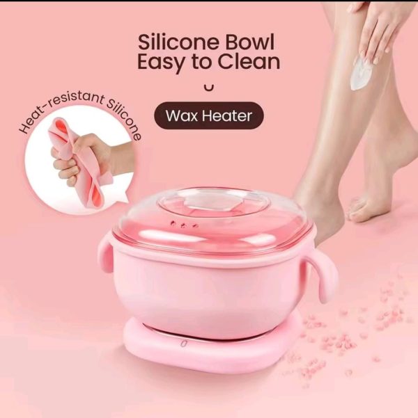 🌸 Foldable Silicone Wax Warmer 🔥 – 400ml Travel-Friendly Hair Removal Heater for Body & Spa 💆‍♀️ (🎨 Random Color)