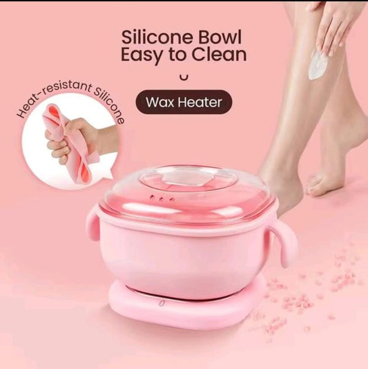 🌸 Foldable Silicone Wax Warmer 🔥 – 400ml Travel-Friendly Hair Removal Heater for Body & Spa 💆‍♀️ (🎨 Random Color)