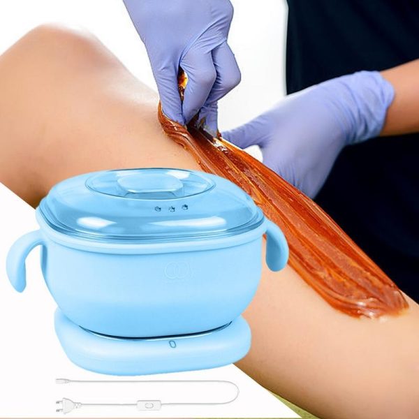 🌸 Foldable Silicone Wax Warmer 🔥 – 400ml Travel-Friendly Hair Removal Heater for Body & Spa 💆‍♀️ (🎨 Random Color)