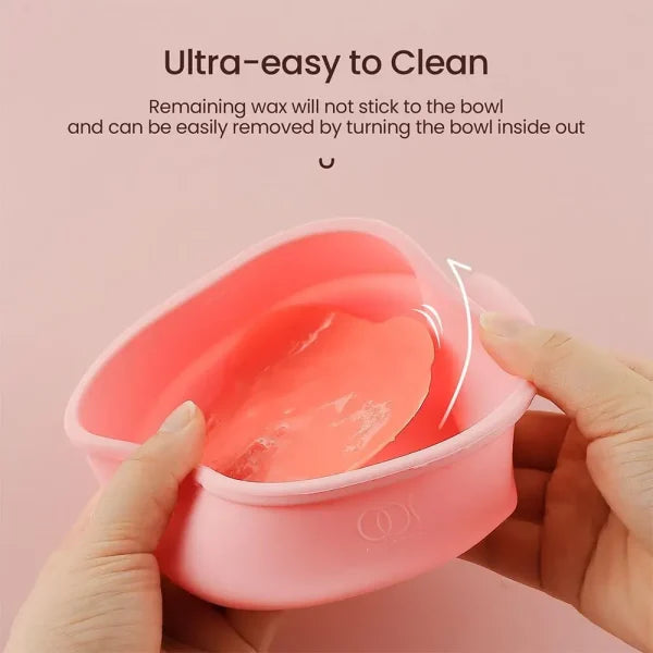 🌸 Foldable Silicone Wax Warmer 🔥 – 400ml Travel-Friendly Hair Removal Heater for Body & Spa 💆‍♀️ (🎨 Random Color)